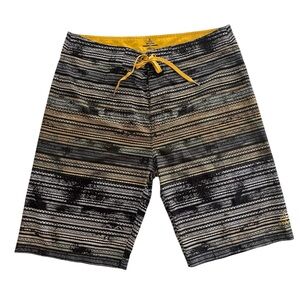 Prana Sediment Board Shorts Men's 35 - 10" Inseam EUC Swim Trunks UPF 50+